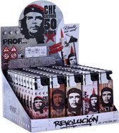 Prof - Slidecap Aansteker – “ Che Guevara “design  - 50 stuks – Lighter  - Briquet