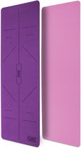 Sens Design yogamat sportmat fitnessmat met motief - paars/roze