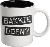 Black & White Mugs "Bakkie doen" | Mok