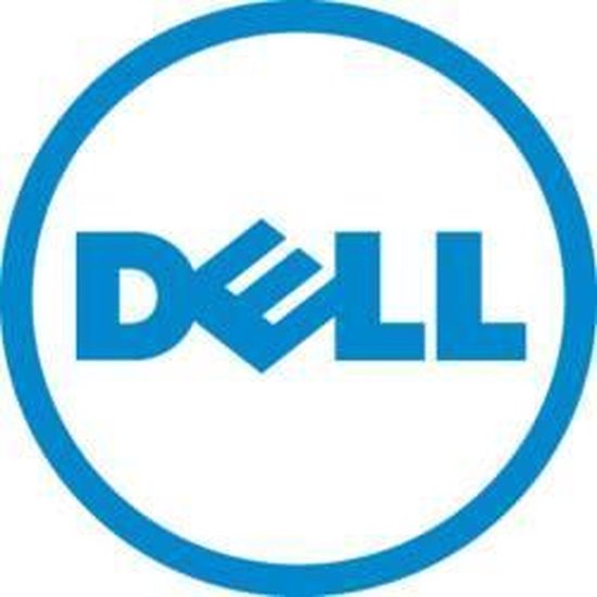 Logo Dell bleu dans un cercle.