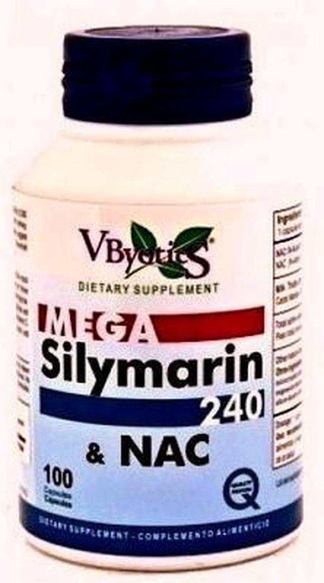 V.byotic Mega Silymarin 240 Y Glutation Rabano Ne 100 Caps
