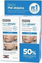 Gezichtscrème Isdin Nutratopic Pro-AMP Huidbeschermende Atopische huid Kinderen 2 x 50 ml