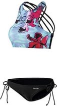 Beco Bikini Beactive B-cup Dames Polyamide Zwart/blauw Mt 40