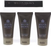 Molton Brown White Sandalwood 3 Piece Gift Set: 3 X Body Wash 30ml
