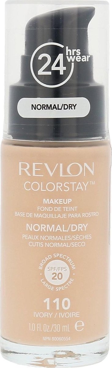 Revlon Colorstay Make-up for Normal/Dry skin met pomp No. 110 - Ivory