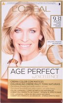 Permanente Anti-Veroudering Kleur Excellence Age Perfect L'Oreal Make Up Licht goudblond