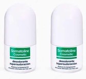 Somatoline Cosmetic Pack Hyper Perspiration Deodorants Roll On 2x30ml