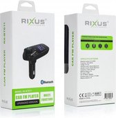 Rixus RX-BT20 Carkit | Bluetooth | Zwart | Grijs | USB-poort