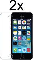 iPhone 5 Screenprotector - Beschermglas iPhone SE 2016 Screenprotector - Beschermglas iPhone 5S Screen Protector Glas - 2 stuks