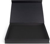 Fotofabriek luxe cadeaudoos met deksel - 23 x 23 x 3 cm - zwart