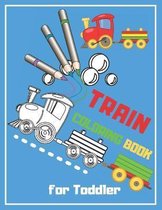 Train Coloring Book For Toddler