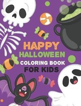 Happy Halloween Coloring Book For Kids