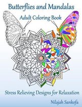 Butterflies and Mandalas Adult Coloring Book