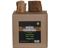 Rookhout Appel Chunks - Apple Chunks smoking wood - 2,5kg