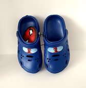 Spiderman - blauw - klomp - slippers - tuinklomp - maat 24-25