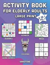 Activity Book for Elderly Adults Large Print