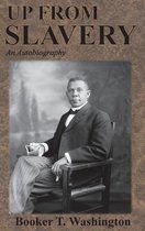 Boekhoes met de tekst "UP FROM SLAVERY" en een portret van Booker T. Washington.