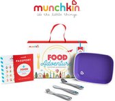 Ensemble de couverts Kinder Munchkin Food Adventure - 4 pièces - Violet