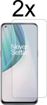 OnePlus Nord N100 Screenprotector - Beschermglas OnePlus Nord N100 Screen Protector Glas - 2 stuks