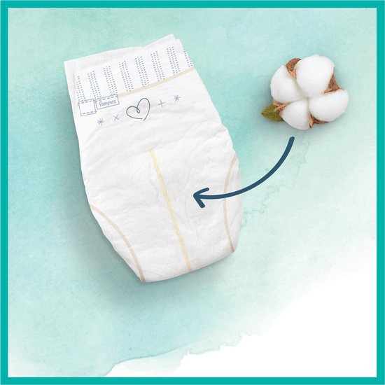 Pampers Harmonie Luiers Maat 2  4-8kg  132 Stuks En Pampers Billendoekjes Harmonie Aqua 15x48 720 Doekjes
