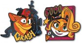 Crash Bandicoot - Pin Kings 1.1 Set of 2 (Crash & Coco)