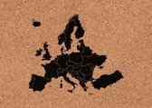 Prikbord Europa – Prikbord kurk – Memobord – Prikbord 60x90 cm (Large)