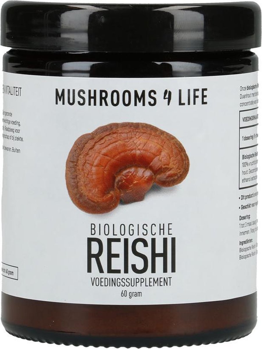 Goedkoopste Mushrooms4Life / Reishi Paddestoel Poeder Biologisch – 60 gram