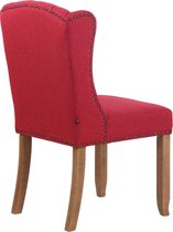 Eetkamerstoel - Comfortabel - Modern - Rood