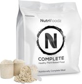 Nutrifoodz Complete® Maaltijdshake Chocolate - 28 porties - Vegan - geen soja – met BCAA’s