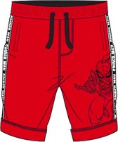 Spiderman jongens short - korte broek - bermuda - rood - Maat 104 / 4 jaar