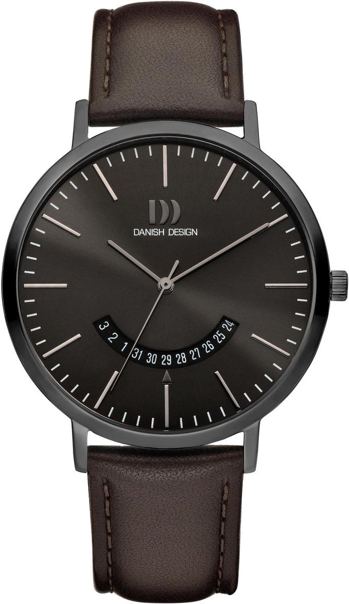 Danish Design Steel horloge - Bruin