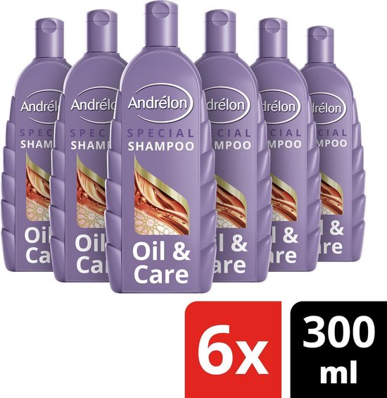 Andrélon Special Oil & Care Shampoo - 6 x 300 ml - Voordeelverpakking