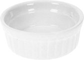 Mini Ramekin Schaaltjes - Ramequin Schaaltjes - Kleine ovenschaaltjes - Wit - 7x7xh2,6cm - 4 stuks