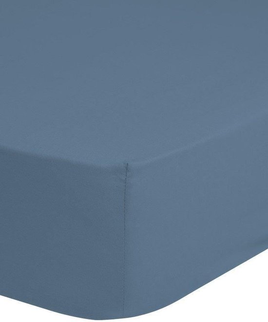 HIP Hoeslaken 180x200 cm ijsblauw