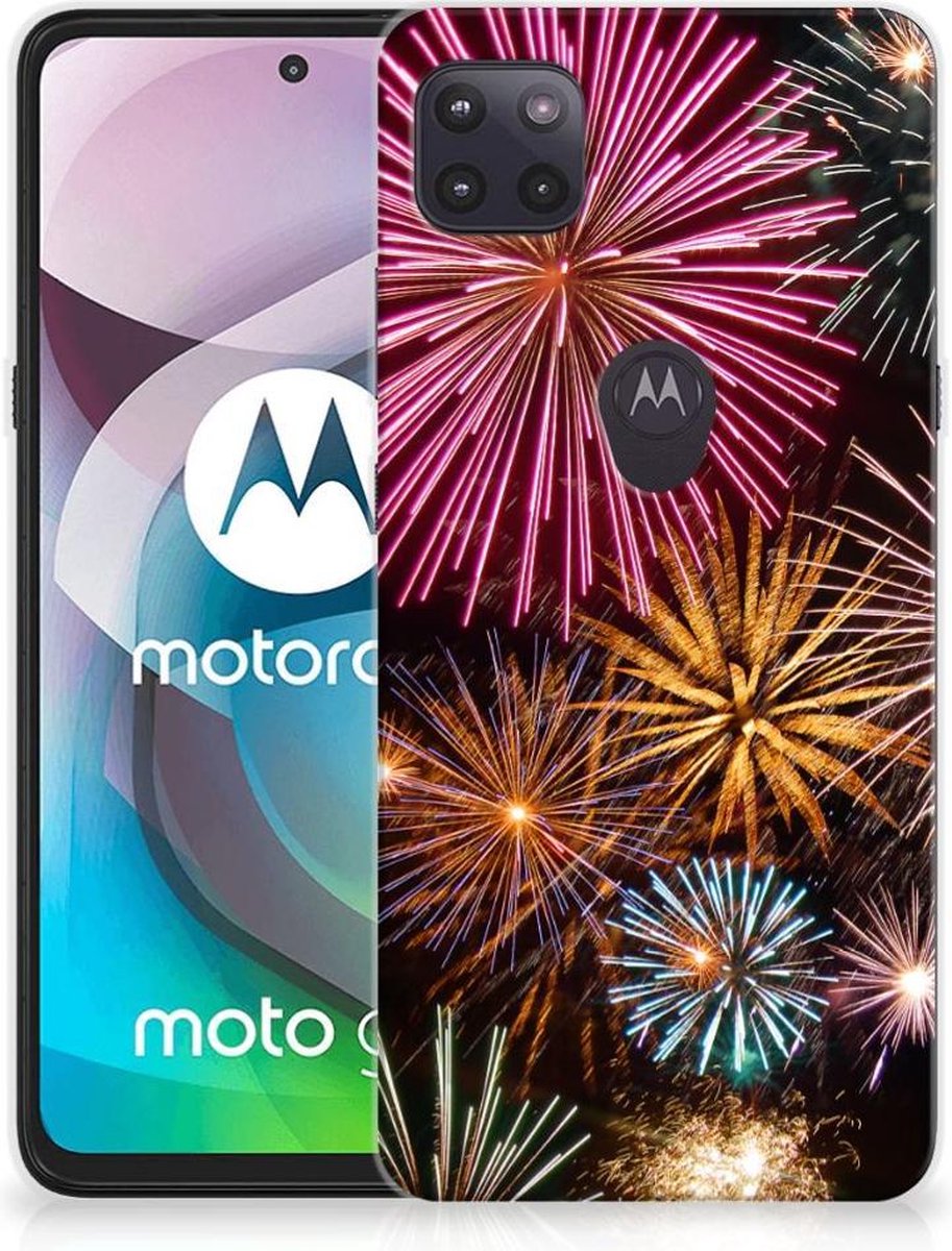 Motorola Moto G 5G Silicone Back Cover Vuurwerk