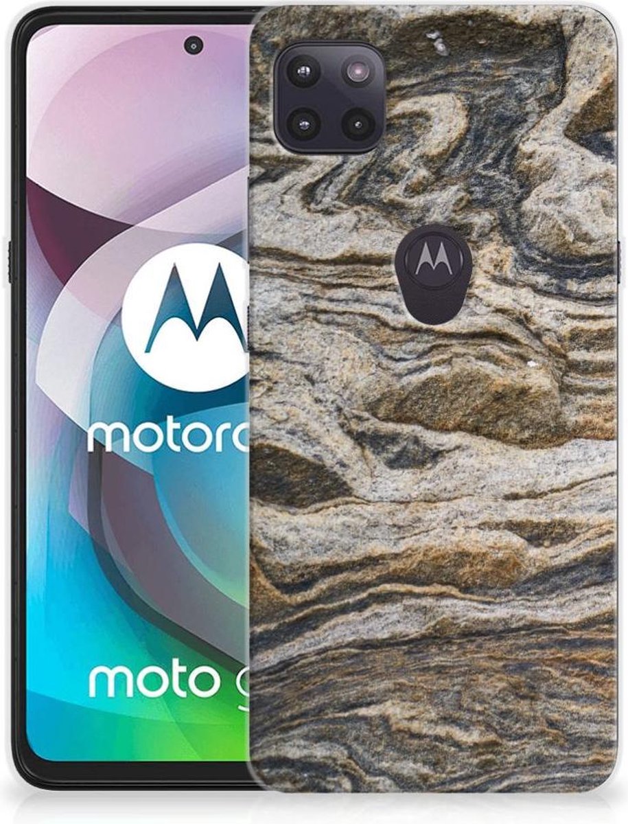 Motorola Moto G 5G TPU Siliconen Hoesje Steen