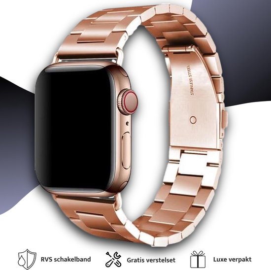 Geschikt voor Apple Watch bandje 42 / 44 / 45 mm - Series 1 2 3 4 5 6 7 SE  - | bol.com