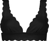 Hunkemöller Dames Scallop Bikini Top - maat XL