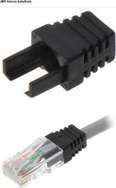 JMS Interne Kabel Huls Zwart- RJ45 Boot - Cable Boot - Tule Voor RJ45 Connector (10 stuks)