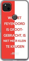 6F hoesje - geschikt voor Google Pixel 4a -  Transparant TPU Case - Feyenoord - Grootgebracht #ffffff