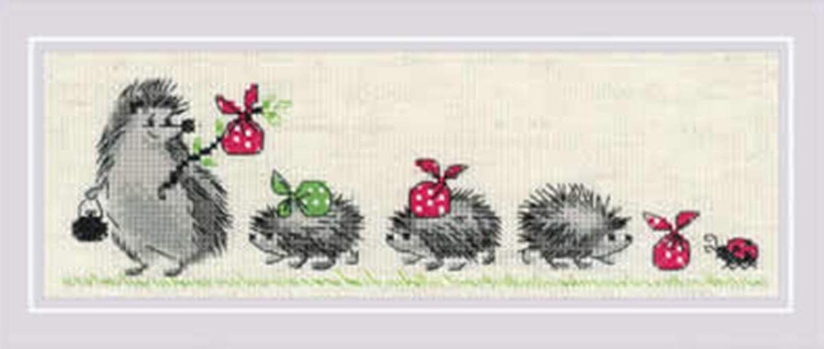 Hedgehogs Aida Borduurpakket Riolis