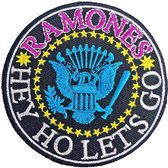 Ramones Patch Hey Ho Let's Go V. 2 Multicolours