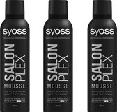 Syoss Salon Plex Haarmousse Voordeelverpakking - 3 x 250 ml