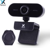 Yenovi Webcam - Webcam voor PC met USB en Microfoon - Inclusief Webcam Cover - Full HD 1080p - Geschikt voor Windows en Mac