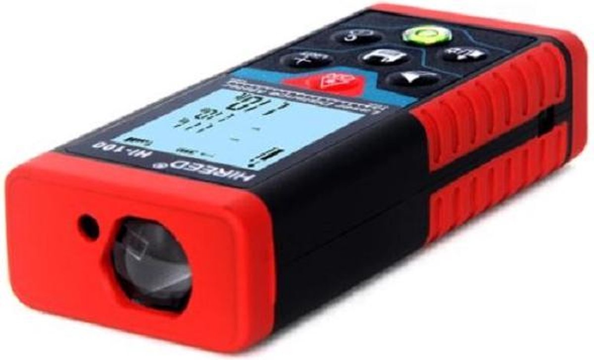 Doorzichtig vrijwilliger uitstulping Laser afstandsmeter- Laser waterpas -100 meter bereik -Digitaal  meetapparaat - incl.... | bol.com