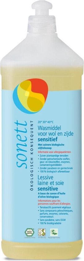 Sonett Wasmiddel Wol&Zijd Neut