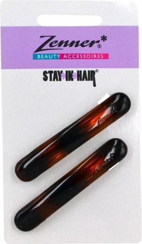 Ingang Op de grond het kan Zenner Patentspelden Stay in Hair Havanna 2 stuks | bol.com
