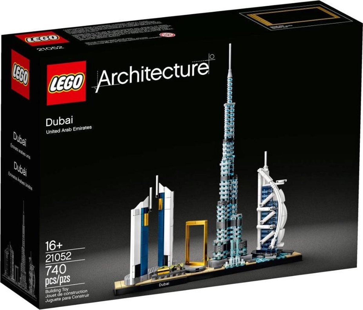 LEGO Architecture 21052 Dubaï, Idée Cadeau pour Adolescents