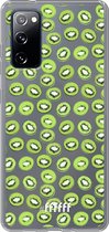 6F hoesje - geschikt voor Samsung Galaxy S20 FE - Transparant TPU Case - Kiwi's #ffffff