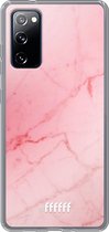 6F hoesje - geschikt voor Samsung Galaxy S20 FE - Transparant TPU Case - Coral Marble #ffffff